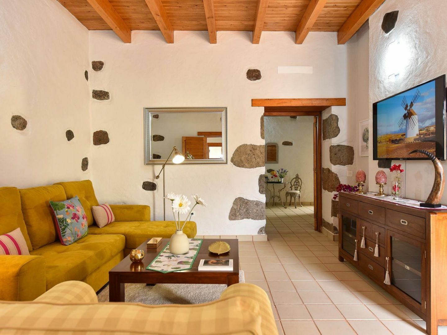 Los Algodones Cottage With Pool Ingenio Exteriér fotografie